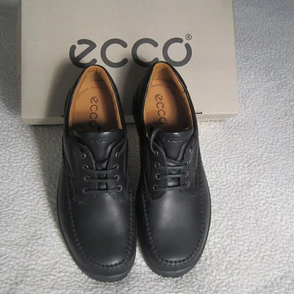 Ecco Shoes Ecco Seawalker New Black Leather Oxford Shoes Size